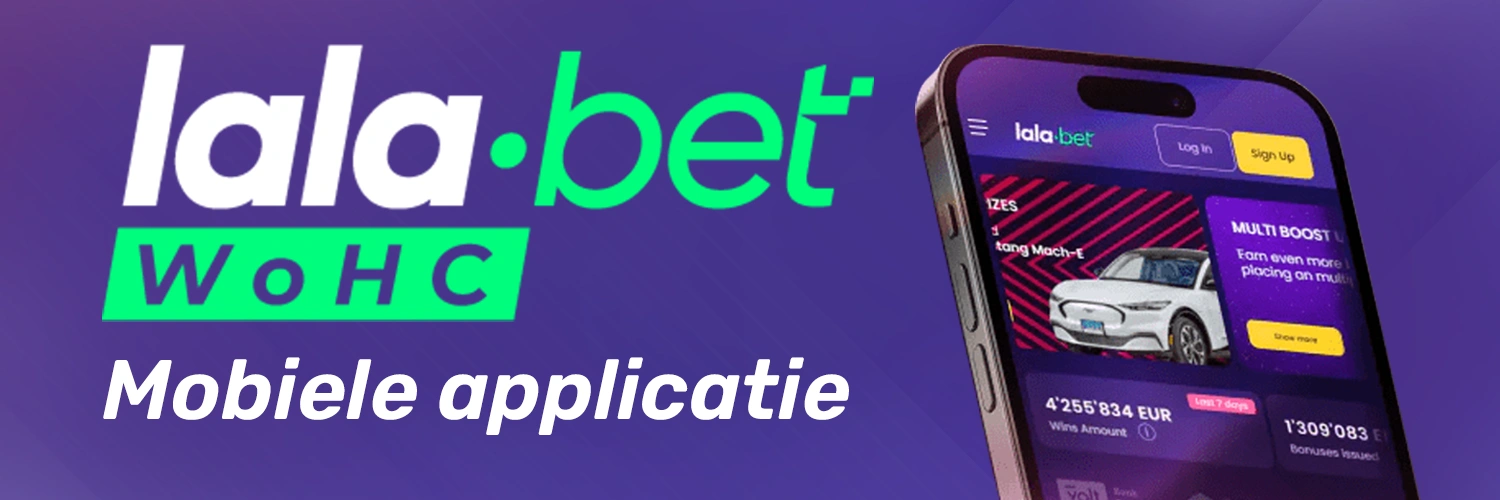 LalaBet casino mobiele applicatie